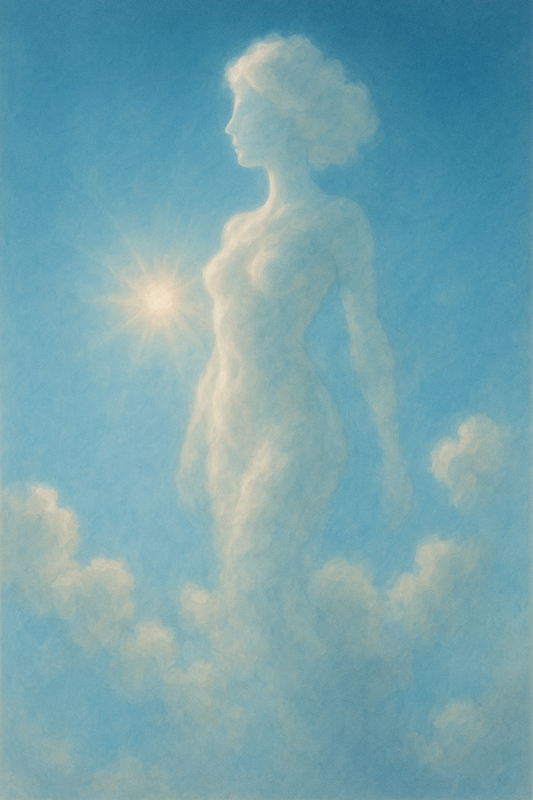 Cloud Figure Rising (without Frame)